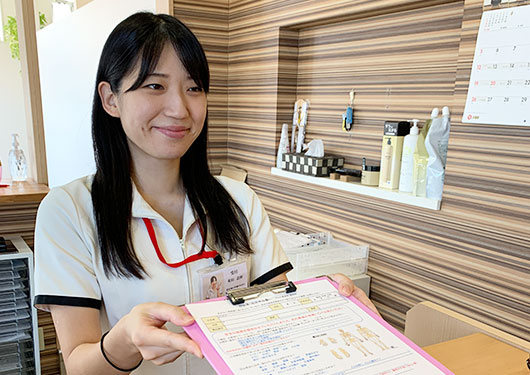 一人ひとりに合わせたメニューが豊富!