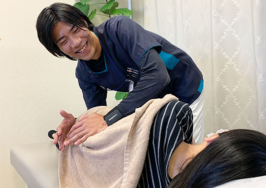 症状が改善された後の、痛み戻りが出ない身体作りをサポート!